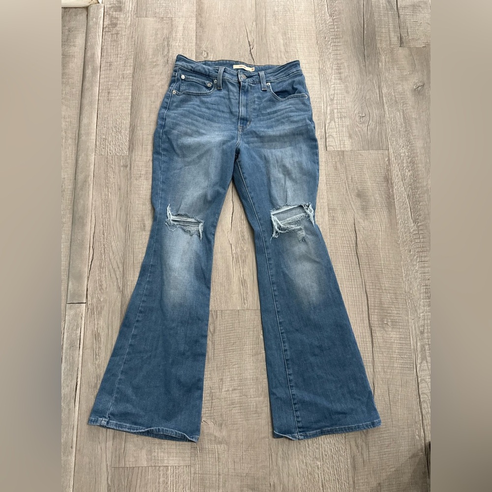 Levi's Classic Blue Flare Jeans